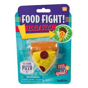 WATCH OUT! Food Fight Splat Balls - PIZZZA!